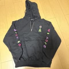 XLARGE エクストララージ ハーフジップ パーカー ブラックのサムネイル