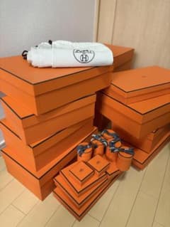 【早い者勝ち】エルメス 空箱 まとめ売り オレンジボックス バラ売り可　正規品のサムネイル