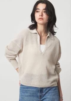 UNITED ARROWS GREEN LABELメランジスキッパープルオーバーのサムネイル