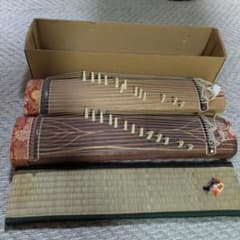 ミニ琴 琴 全長約42cm 箏 弦楽器 和楽器 十三弦 ミニチュア レトロ2個