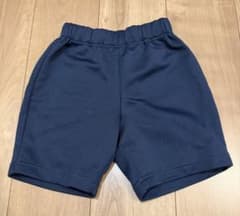 キッズ 体操服 ハーフパンツ ネイビー120cmのサムネイル