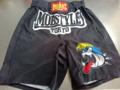 t*a MOBSTYLES Fight Shorts, Size S, Martial Arts, MMA, Shooto