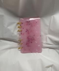 リボンレジンバインダー A6ピンク ラメのサムネイル