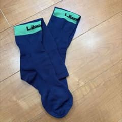 リベルタ サッカーソックス ネイビー/グリーン サイズＬのサムネイル