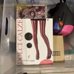 DOLCI CALZE Pied de Poule ストッキング Mのサムネイル