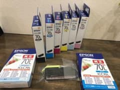 ✨お買い得✨EPSON 70Lの単品6色セット＋3色のサムネイル