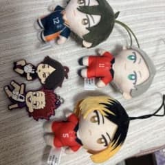 ハイキュー!! ぬいぐるみ マスコット 5点セットのサムネイル