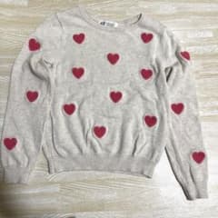 ハート刺繍　セーターのサムネイル