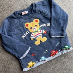 Miki House クマと車の刺繍トレーナー2点セット MIKI HOUSE トレーナー クマ 車 刺繍 80cm - メルカリ