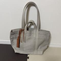 genten セルビッジ 帆布 レザーチャーム付き M - メルカリ