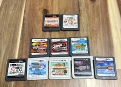 DS 3DS ソフト まとめ売り 10本セット動作確認済みあり ジャンク2本のサムネイル