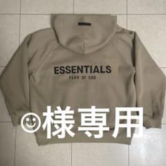 ESSENTIALS FEAR OF GOD パーカー ベージュ　美品　シワ無しのサムネイル