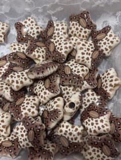 ☆星型 ヒョウ柄 大穴ビーズ☆のサムネイル