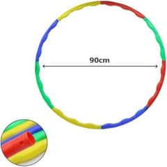 フラフープ 90cm 組立式 カラフル エクササイズのサムネイル
