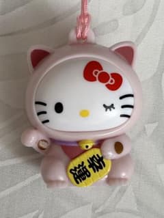 エ*ス様 開運！Hello Kitty フクロウ・招き猫・御守りストラップ3個セ ハローキティ ジャパぐるみFIg. 御守り ストラップ 幸運 招き猫 - メルカリ