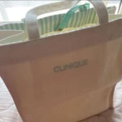新品　クリニーク　トートバッグ　CLINIQUE バッグ　手提げ　ノベルティ