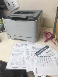 リコー モノクロレーザープリンター IPSIO SP 3400L 純正トナー付のサムネイル