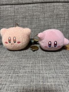 커비 봉제인형 마스코트 약 10cm 2체 세트