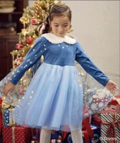 디즈니 FROZEN ANYKIDS 엘사 나키리 원피스 110