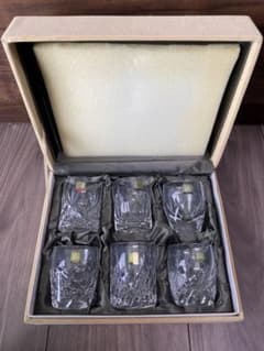 HOYA クリスタルグラス 6客セット ぐい呑み　お猪口のサムネイル