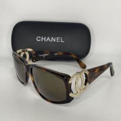 CHANEL シャネル 02461 91235 ココマーク サングラス べっこう CHANEL シャネル ココマーク サングラス 02461 91235 ケース付 - メルカリ