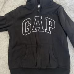 【GAP】ジップパーカー ブラック Lのサムネイル
