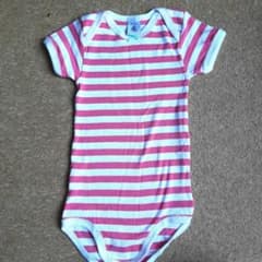 プチバトー　ロンパース　肌着　95cm　半袖のサムネイル