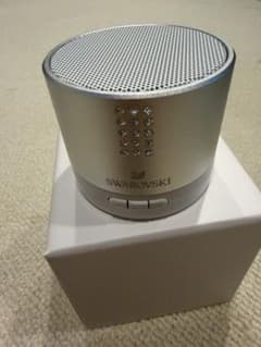 Swarovski ワイヤレススピーカー シルバー - メルカリ