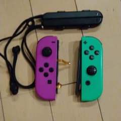 ジョイコン (L)/(R) グリーン/パープル　ジャンク品のサムネイル