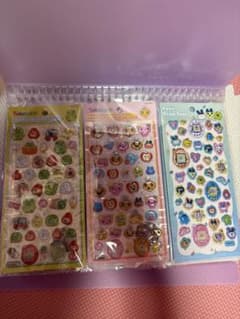 キャラクターシールセット 立体シール かわいいのサムネイル