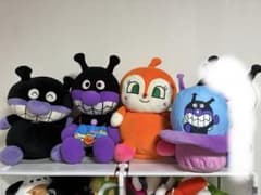 バイキンマンとドキンちゃんのぬいぐるみセットのサムネイル
