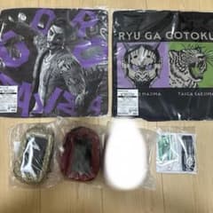龍が如く セガラッキーくじ デザインハンカチ ポーチ カラーフォンタブ