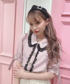 スワンキス　swankiss ピンク　トップス　ブラウス　ビジューのサムネイル