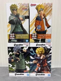 NARUTO 피규어 4체 세트 인계 조형 열전 Grandista