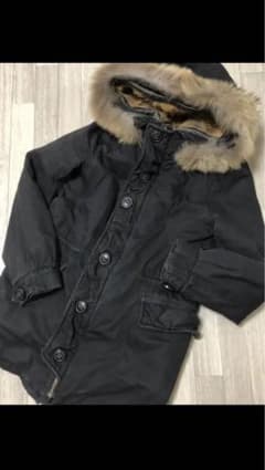 【moussy】リアルファーモッズコートのサムネイル
