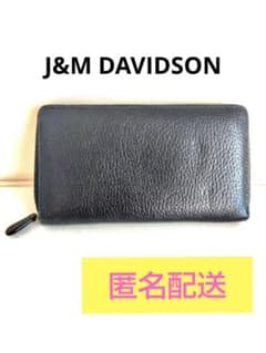 J&M DAVIDSON ジェイアンドエムデヴィッドソン 長財布 ブラック　本革のサムネイル