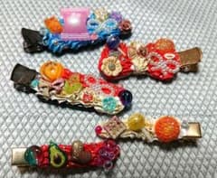 ハンドメイド スイーツデコレーション ヘアクリップ 5点セットのサムネイル