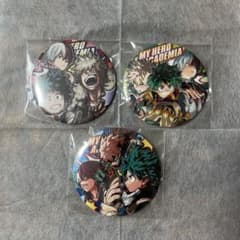 僕のヒーローアカデミア 原画展 トリオ缶バッジ