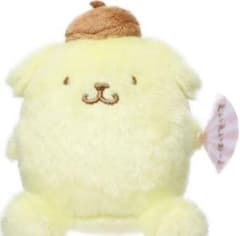 サンリオ　ポムポムプリン　お座りお手玉　マスコット　ぬいぐるみのサムネイル