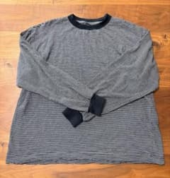 ONC MERINO 長袖カットソー ボーダー メリノウール ONC MERINO メリノウール ボーダーカットソー - メルカリ