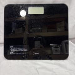 【動作確認済】dretec デジタル体重計 BS-180 ブラック 薄型 ガラスのサムネイル