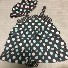 【used】女の子 水着&帽子セット 110sizeのサムネイル
