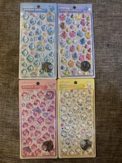 ボンボンドロップシール しずくちゃん まとめ売り 4種類　セブンネット当選品のサムネイル