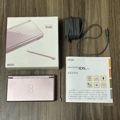 【動作確認済】ニンテンドーDS Lite メタリックロゼ 外箱・充電器付きのサムネイル