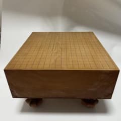 高級 囲碁盤 へそ付き 木製 巨大 足付 45×41 厚さ17cm 囲碁盤 碁盤 本榧 厚さ15cmへそ 脚付き ② - メルカリ