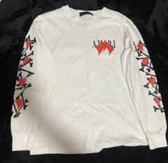 【美品】AMIRI ロンTハートロゴ袖口ゴ長 袖カットソーホワイト 美品】AMIRI ロンTハートロゴ袖口ゴ長 袖カットソーホワイト - メルカリ