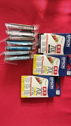 EPSON エプソン 純正インクカートリッジ さくらんぼ 未使用品10本セットのサムネイル