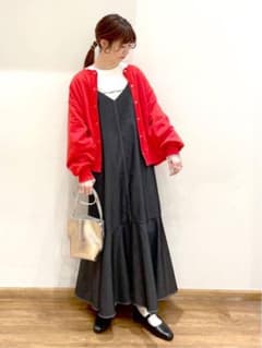 花明かり様専用　グローバルワーク　キレイ見えさらさら2WAYカーディガンのサムネイル