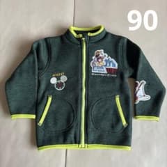[24H 이내 발송] 미키 마우스 지퍼 업 재킷 90cm