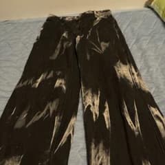 FLAVORISM スプラッター柄 ワイドパンツ